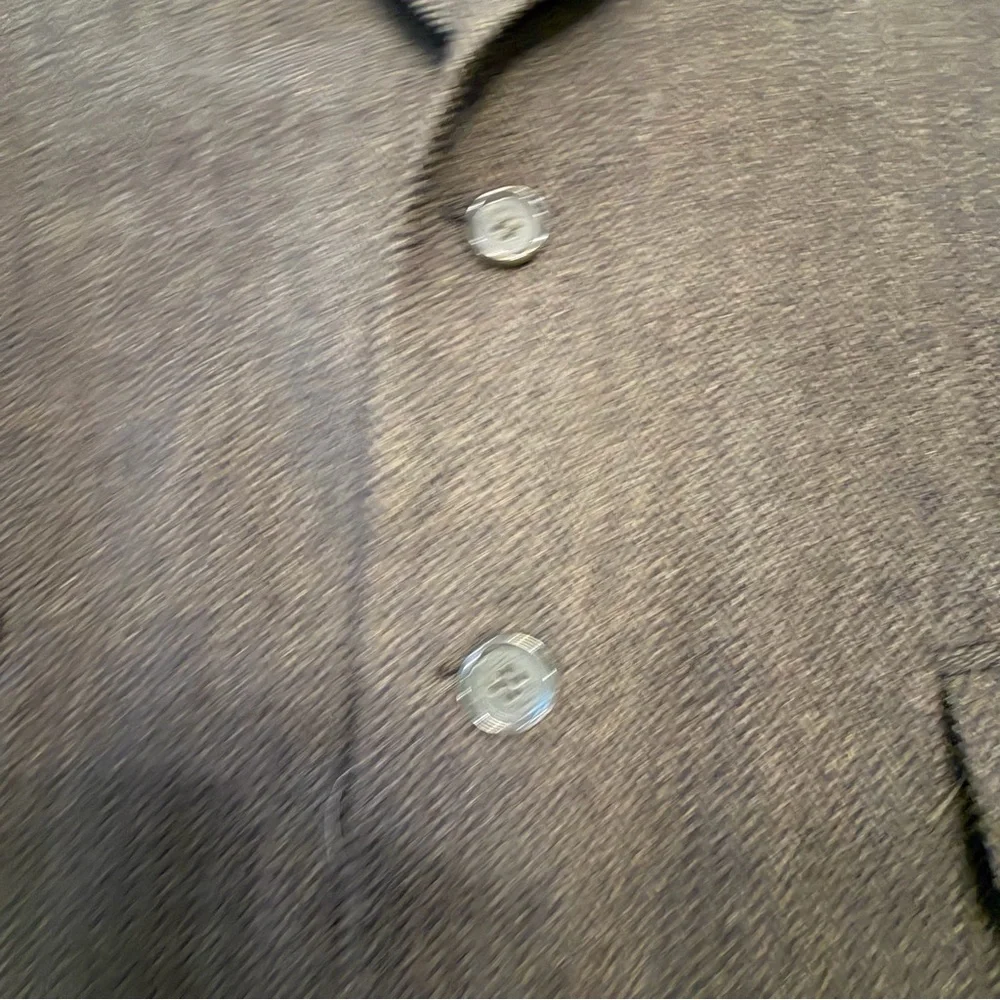 Classic Men's Herringbone Wool Blazer - Olive Brown